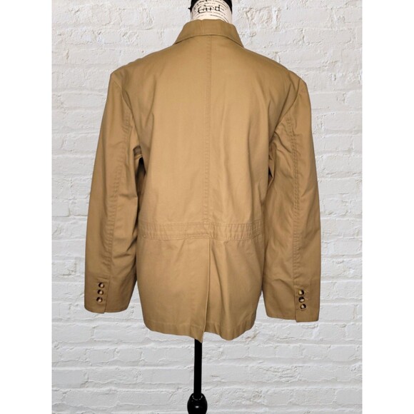 Orvis Womens Medium Camel Brown Chore Coat Outdoor Canvas Workwear Blazer Jacket - Picture 3 of 8